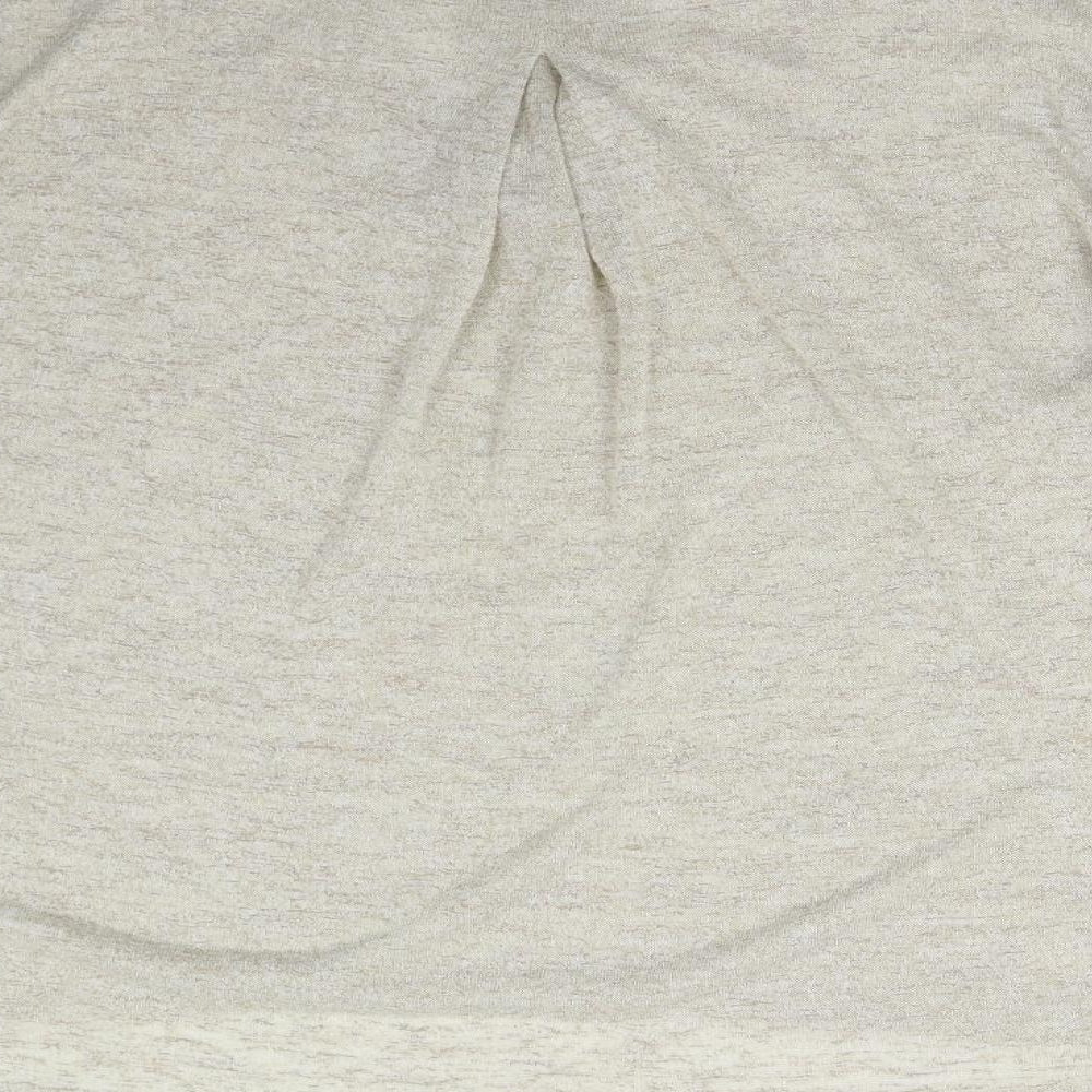 TCO Womens Beige Knit Pullover Jumper Size 2XL