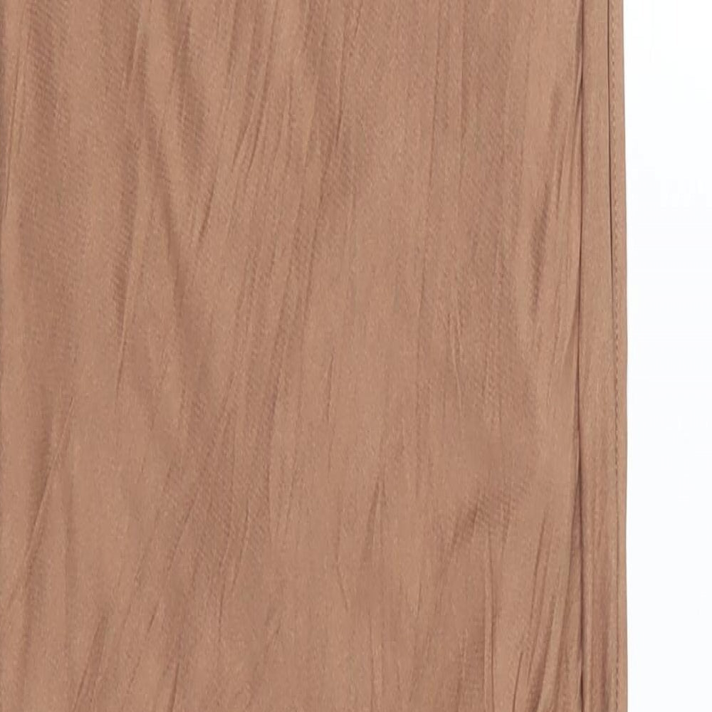 Carribean Queen Womens Brown Straight & Pencil Skirt Size S