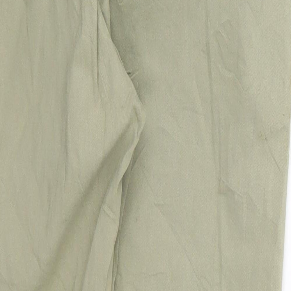 Dreamstar Womens Green Trousers Size 10 L23.5 in