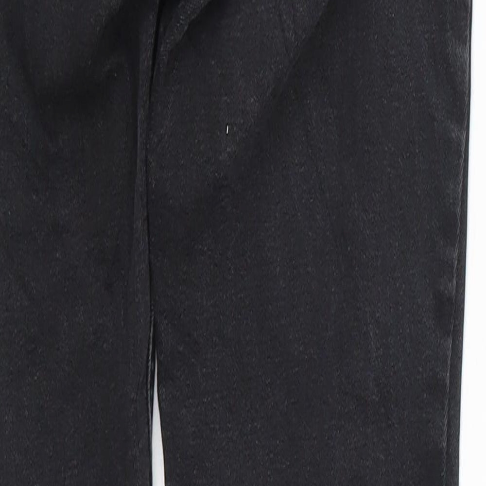 MNG Womens Black Denim Skinny Jeans Size 4 L26 in - Distressed Hem