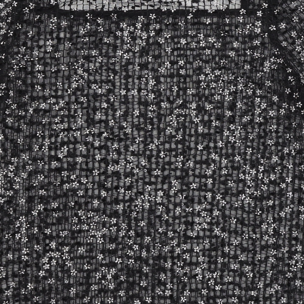 NEXT Womens Black Mesh Basic T-Shirt Size 6