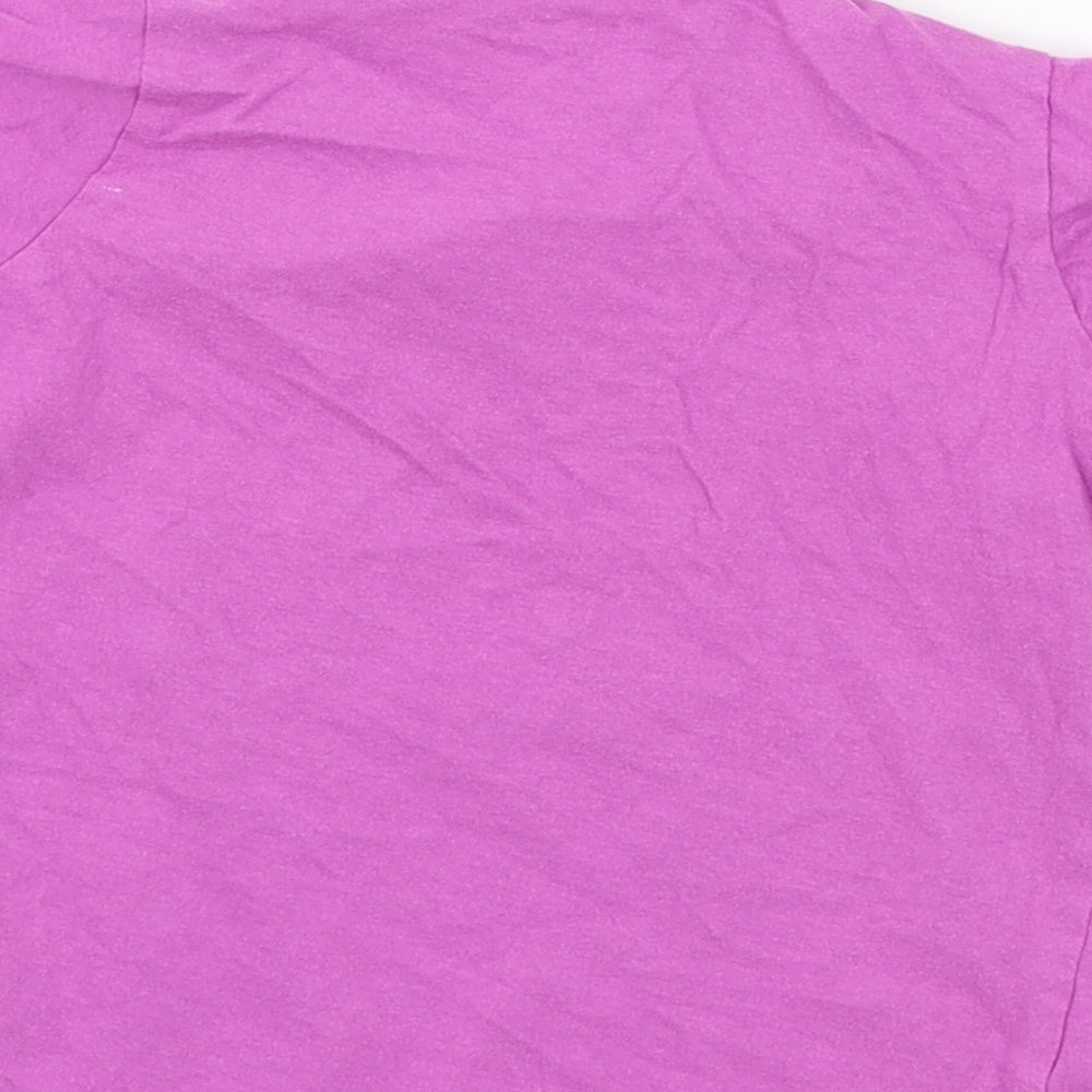 Studio Girls Purple Jersey Basic T-Shirt Size 3-4 Years - Unicorn