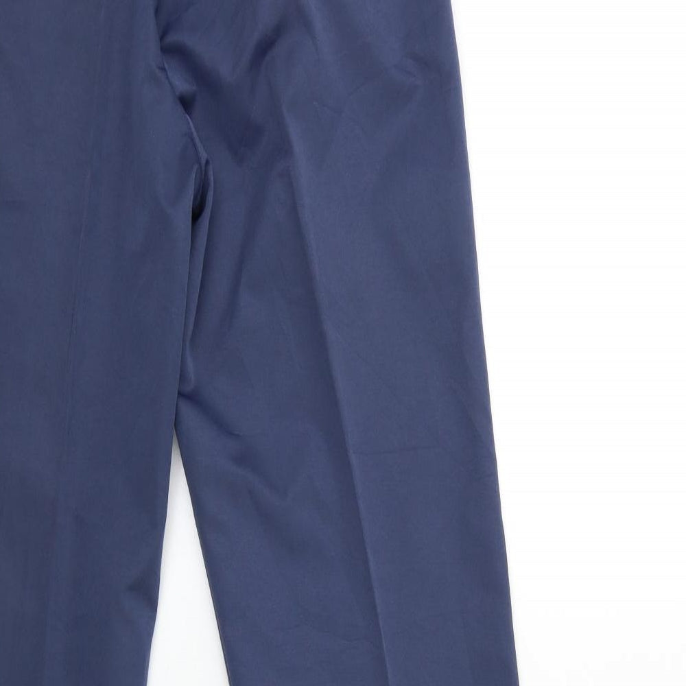 BB Womens Blue Trousers Size 8 L32 in