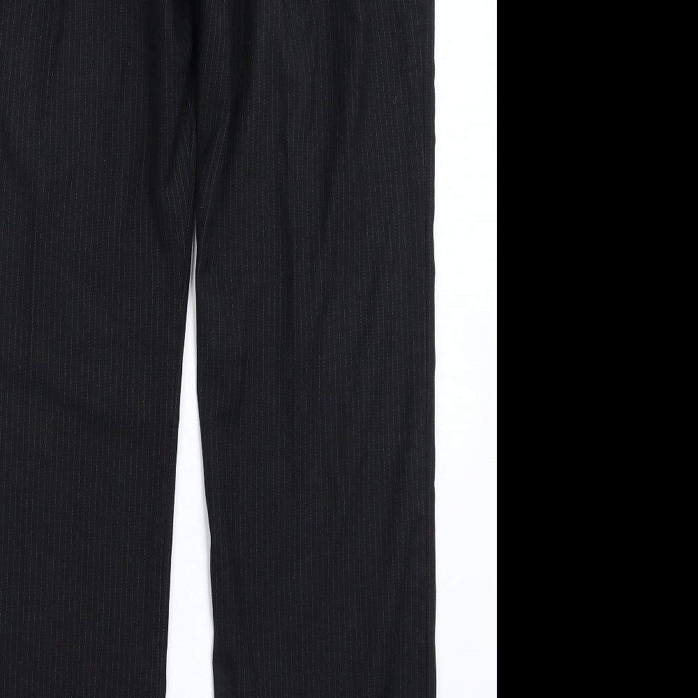 Next Mens Blue Striped Dress Pants Trousers Size 32 L30 in