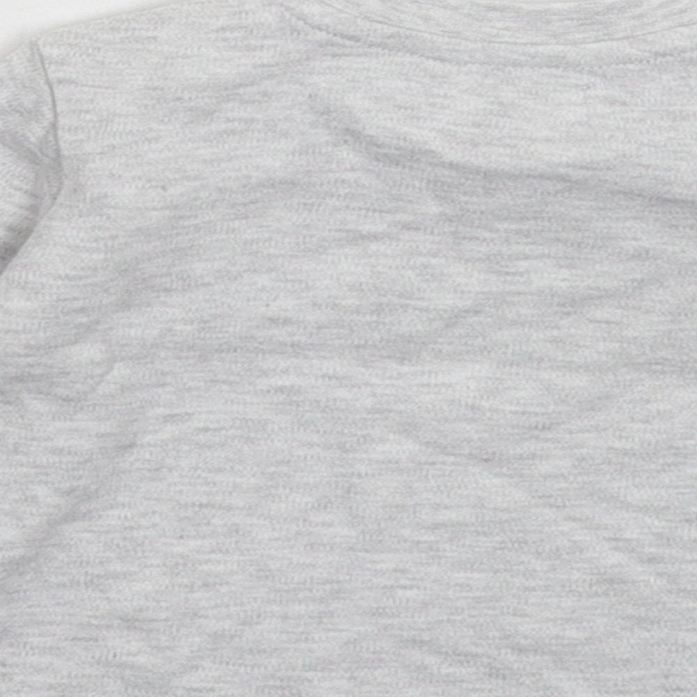 Very Baby Grey Basic T-Shirt Size 3-6 Months