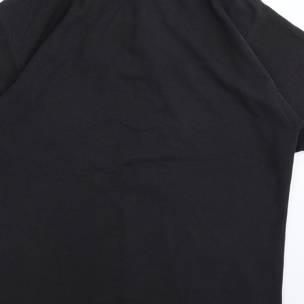 Active Mens Black Polo Size M