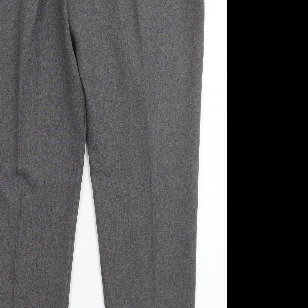 Preworn Womens Grey Trousers Size 38 in L29 in