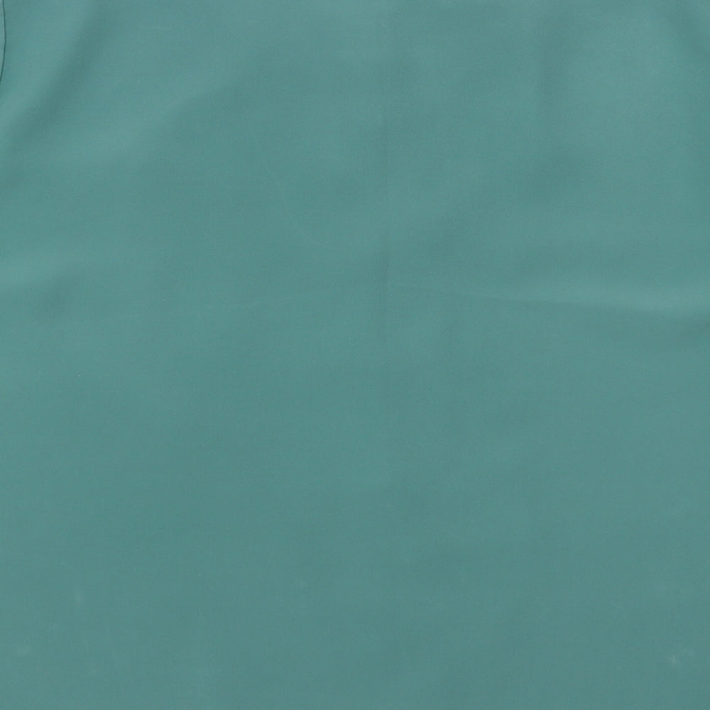 Amari Womens Green Basic Blouse Size 18