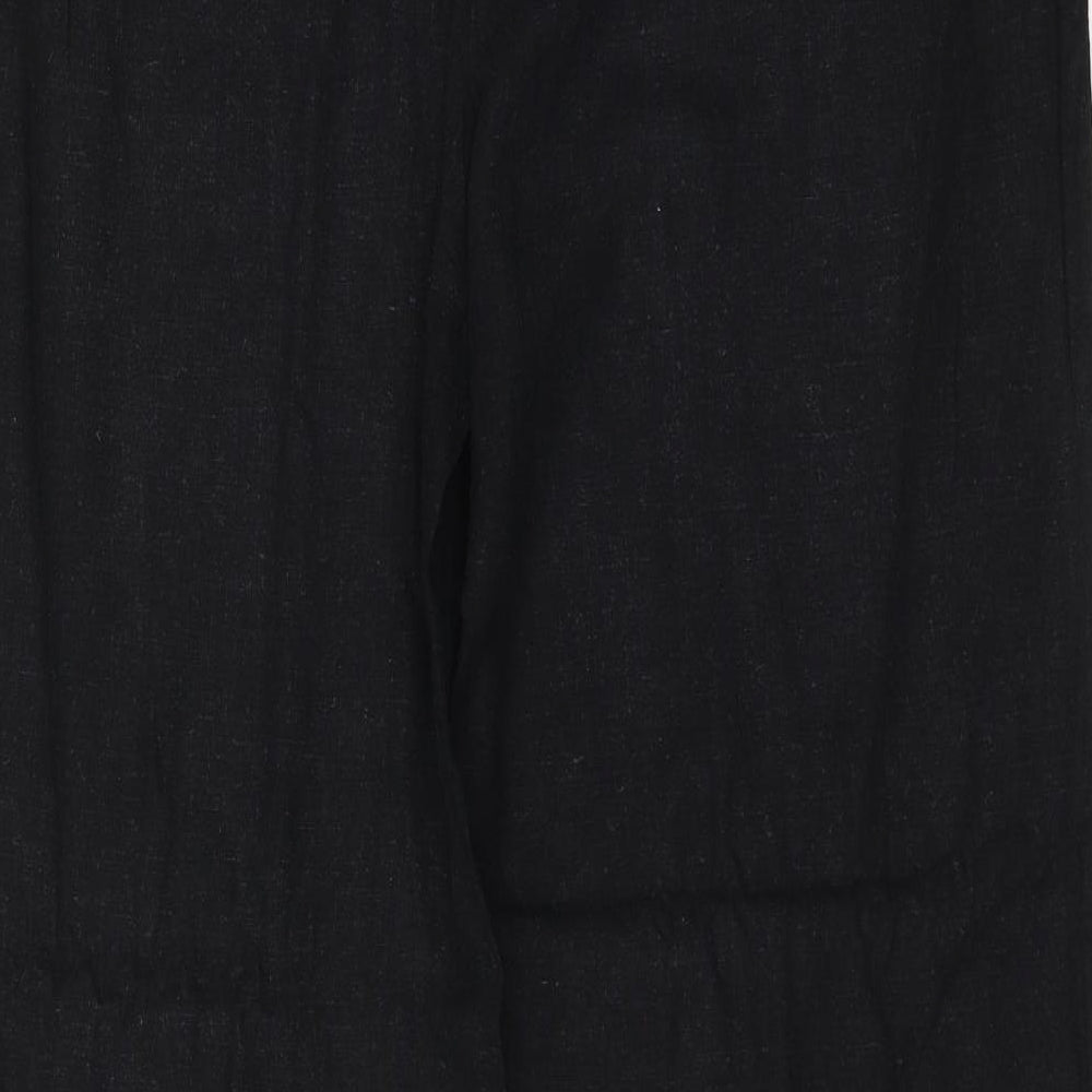 Papaya Womens Black Trousers Size 38 in L30 in