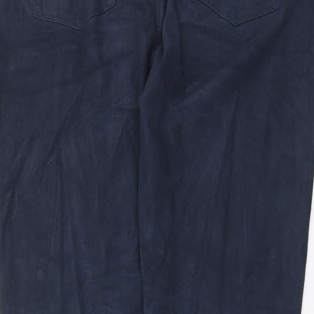 Marks and Spencer Womens Blue Trousers Size 16 L29 in