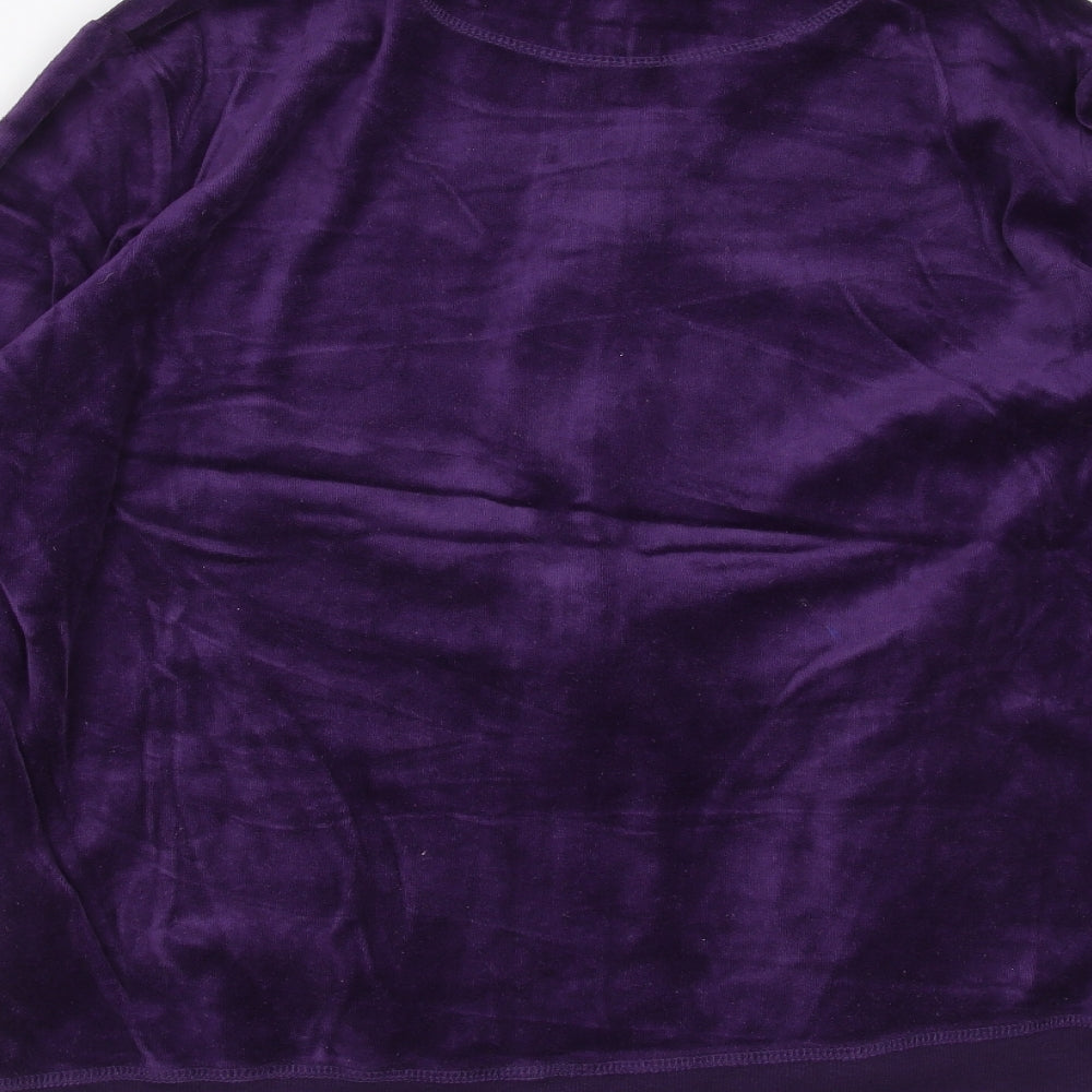 ESMARA Womens Purple Full Zip Jumper Size XL