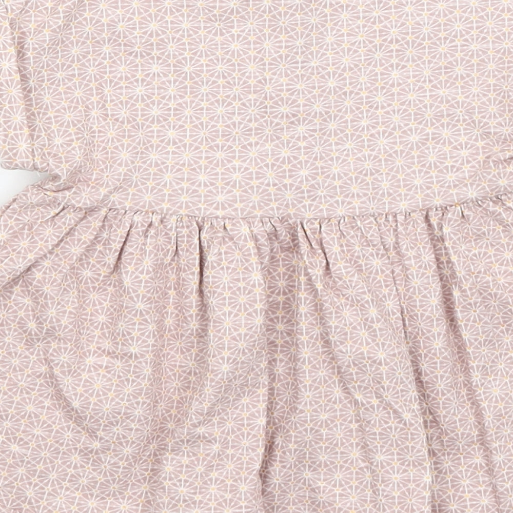 NEXT Baby Purple Geometric Fit & Flare Size 3-6 Months