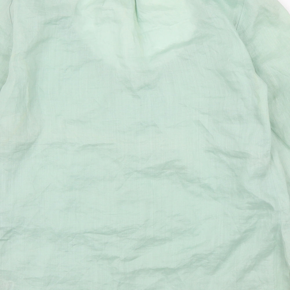 Marks & Spencer Womens Green Basic Blouse Size 12