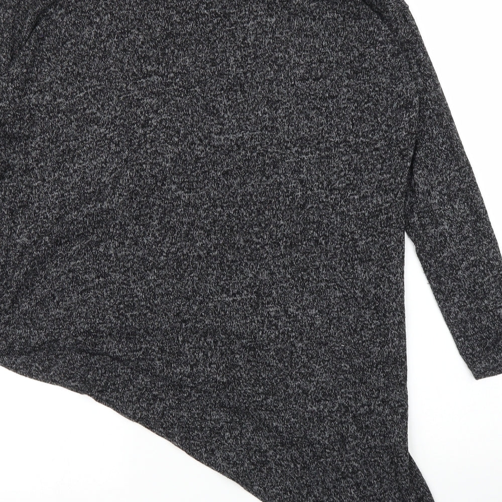 River Island Womens Grey Basic Blouse Size 8