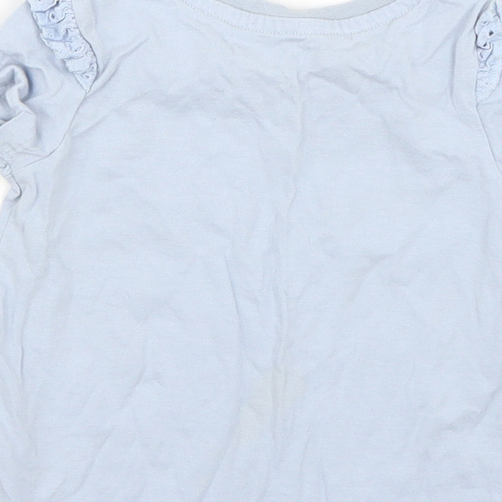 Nutmeg Baby Blue Basic T-Shirt Size 12-18 Months