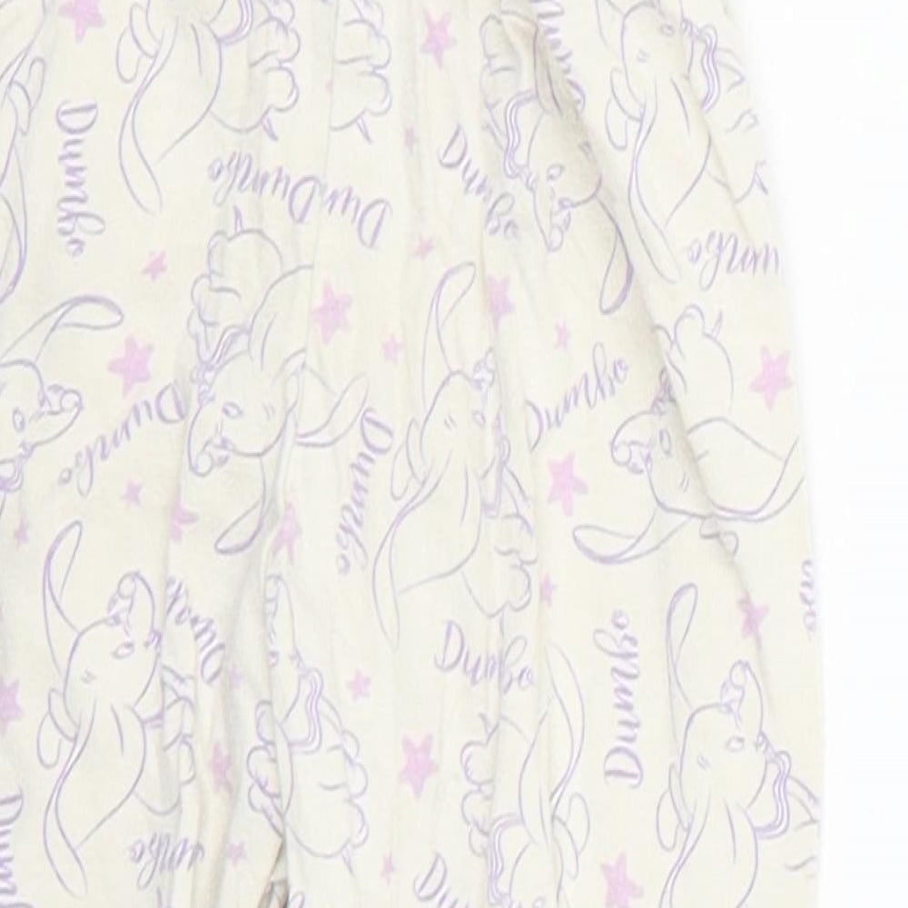 Disney Baby Purple Geometric Cropped Trousers Size 12-18 Months