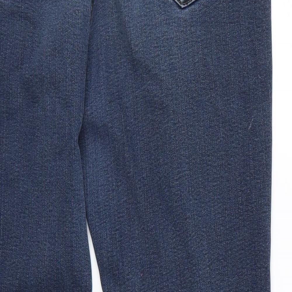 The Collection Womens Blue Straight Jeans Size 12 L27 in
