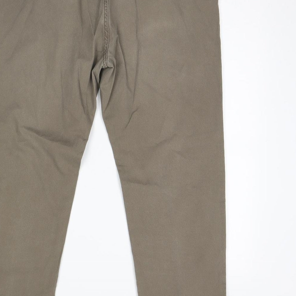 Marks & Spencer Womens Brown Trousers Size 34 in L29 in
