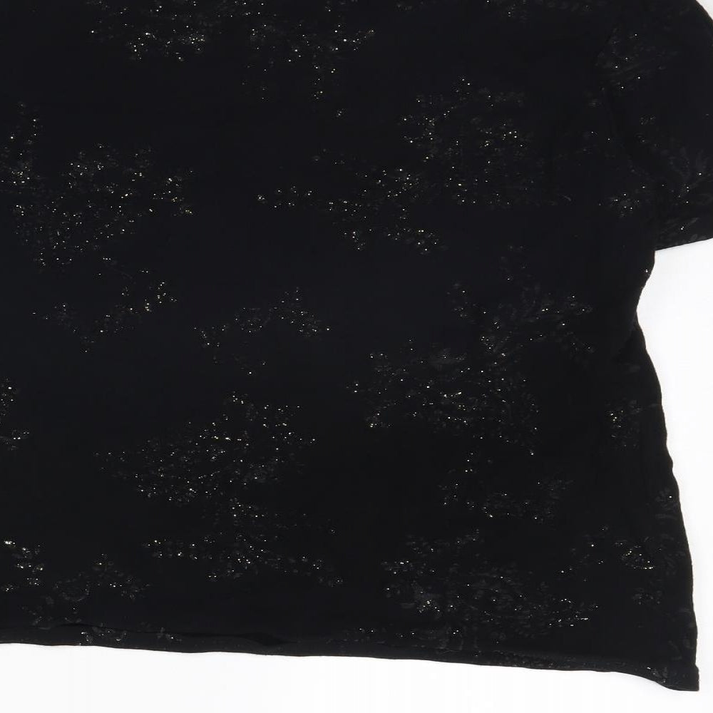Bonmarché Womens Black Basic Blouse Size S
