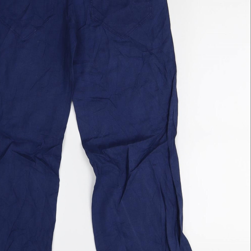 KappAhl Womens Blue Trousers Size 36 L29 in