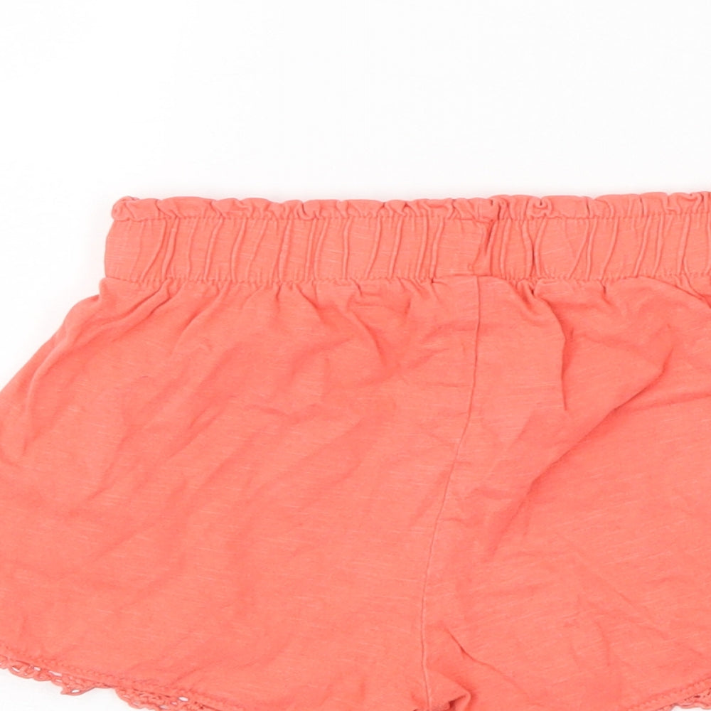 TU Girls Orange Shorts Size 6 Years