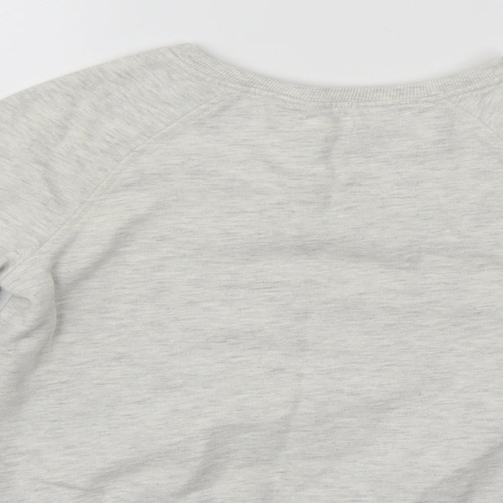 NEXT Girls Grey Pullover Sweatshirt Size 6 Years