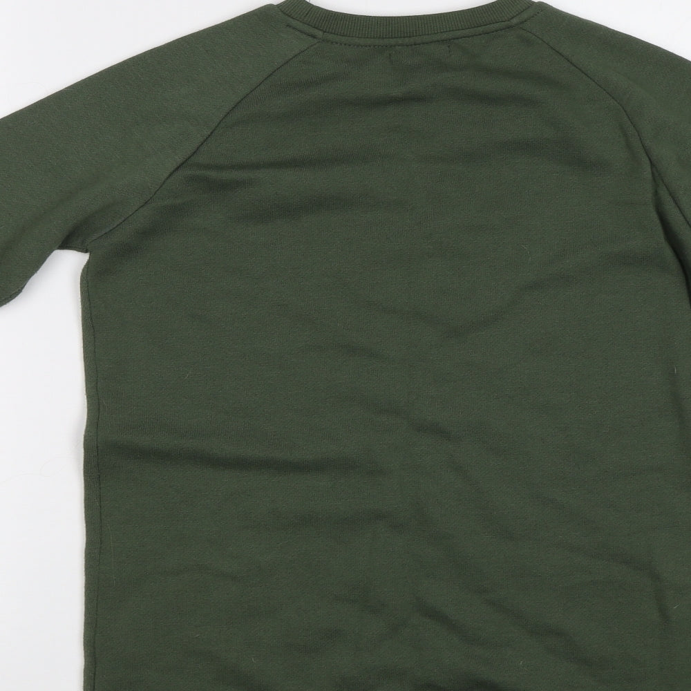 Primark Girls Green Pullover Sweatshirt Size 10-11 Years