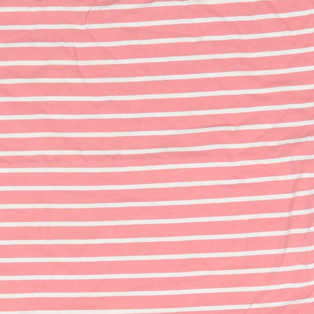 Nutmeg Girls Pink Striped Pyjama Top Size 6-7 Years