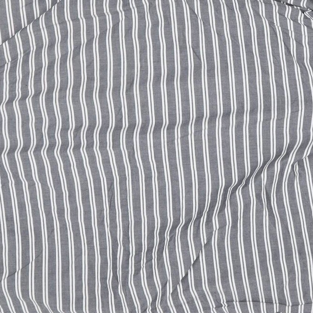 Cedarwood State Mens Grey Striped Button-Up Size M