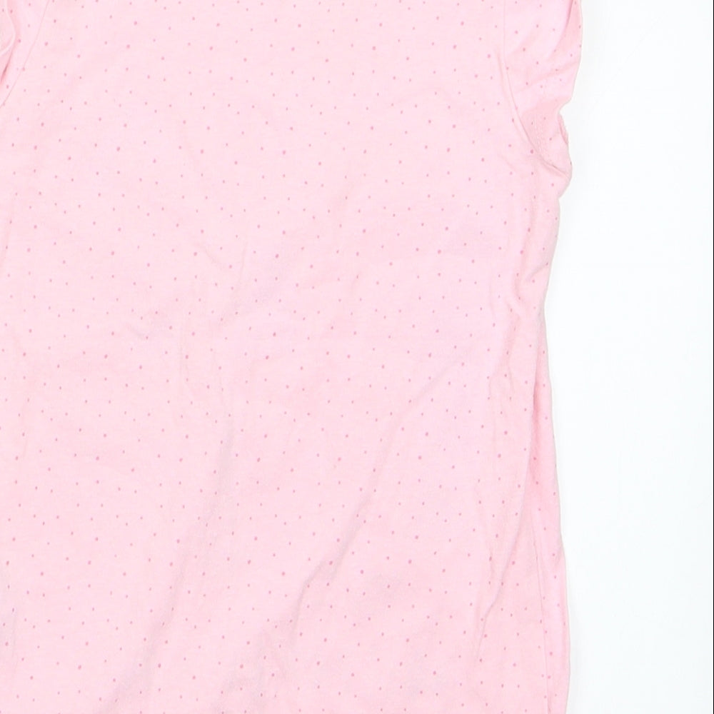 Little Kids Girls Pink Basic T-Shirt Size 5-6 Years - Holiday Chilling