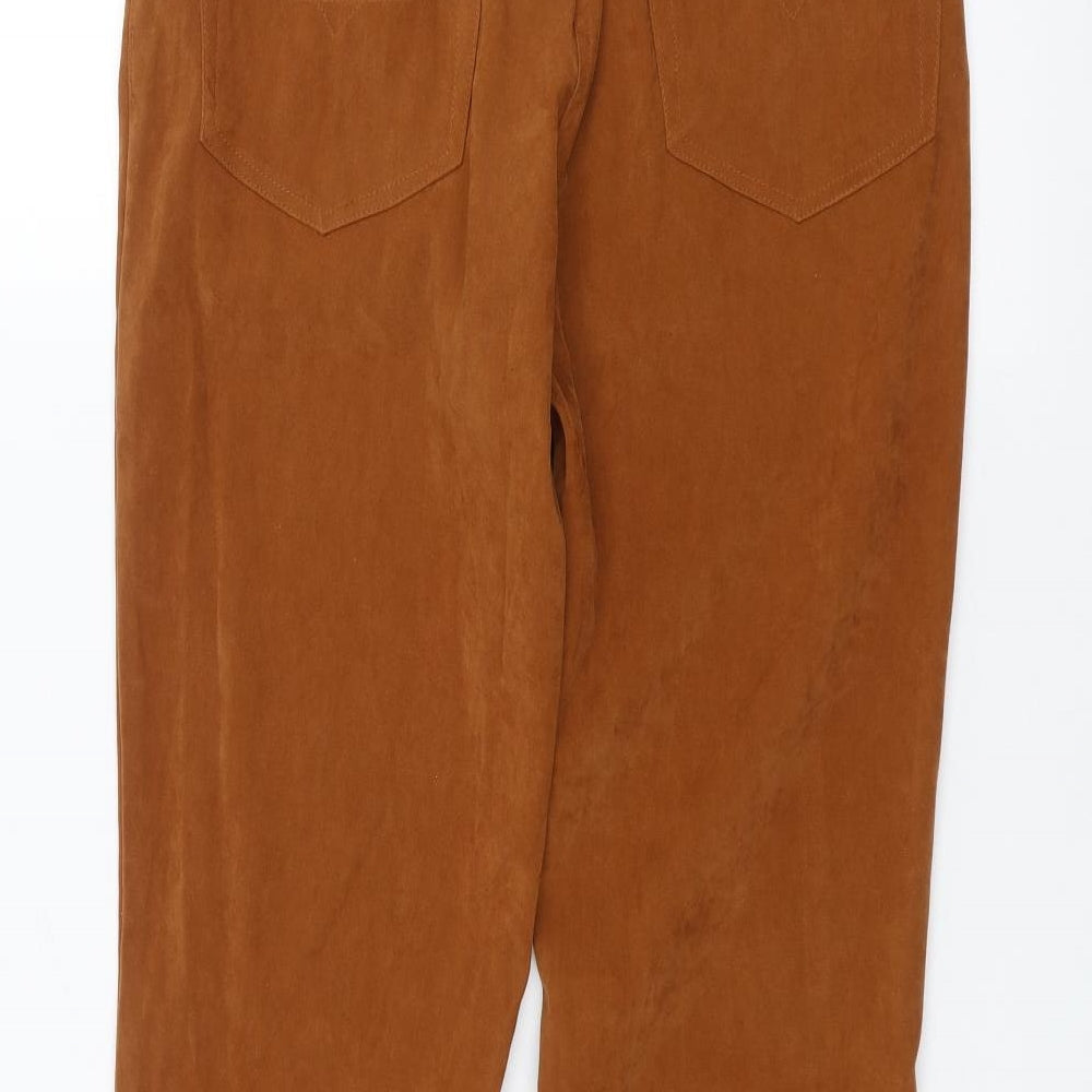Americano Womens Orange Skinny Jeans Size 12 L30 in