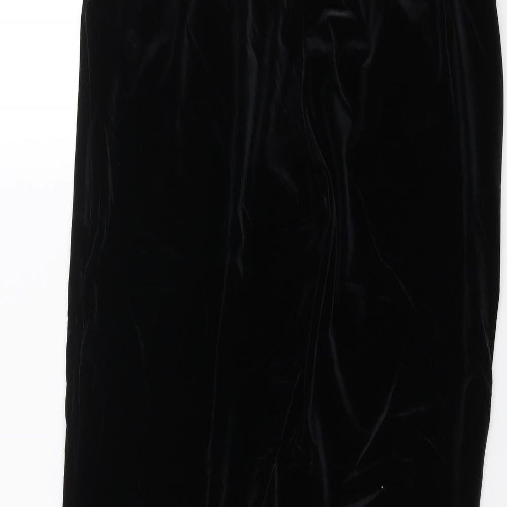 Marks & Spencer Womens Black Trousers Size 12 L30 in
