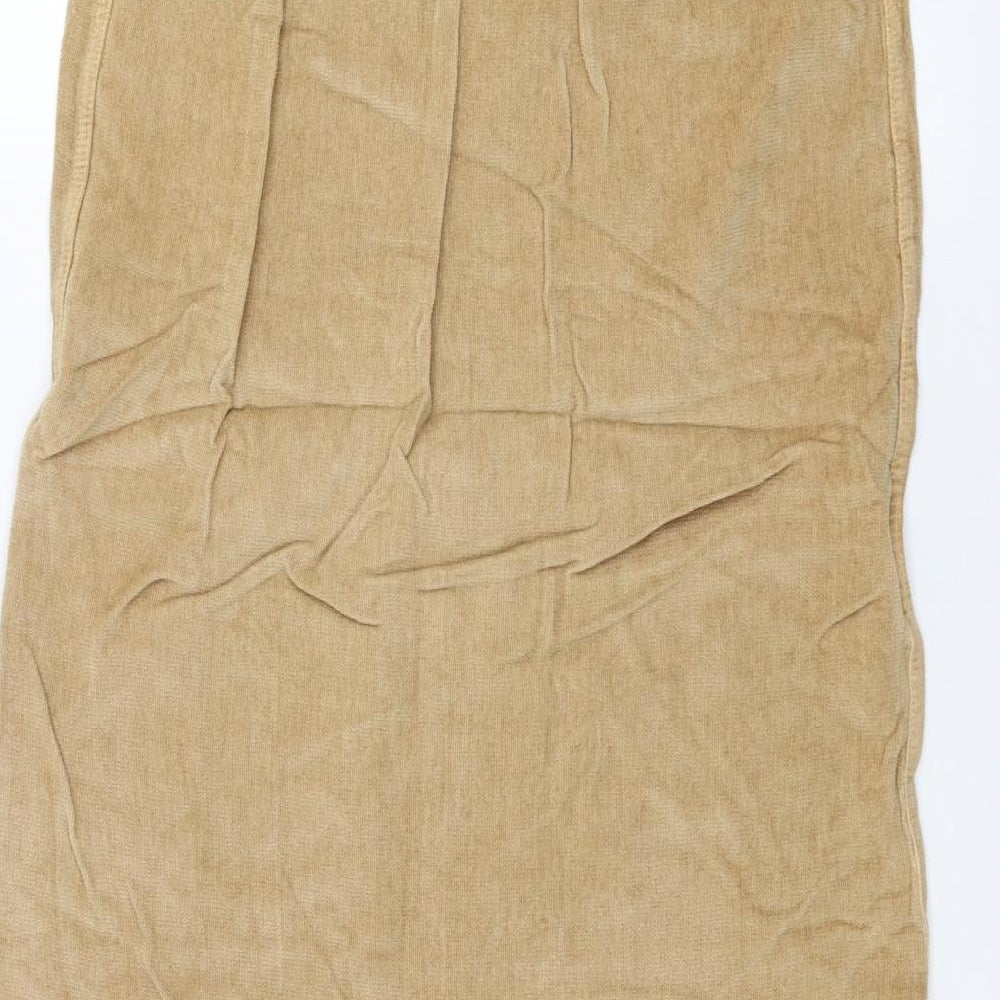 sarah Womens Brown A-Line Skirt Size S