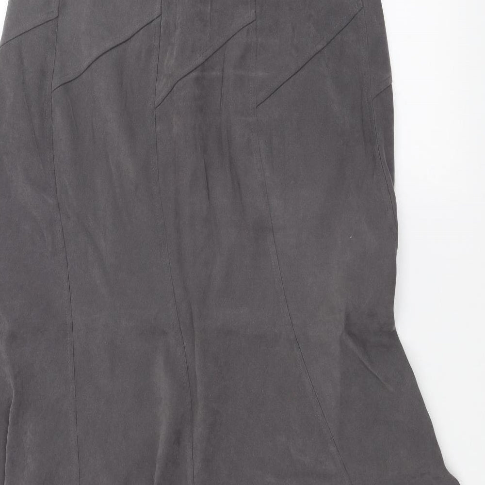 Bonmarché Womens Grey A-Line Skirt Size 12