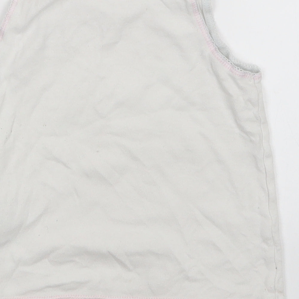 Mothercare Girls White Basic Tank Size 2-3 Years - Peppa Pig