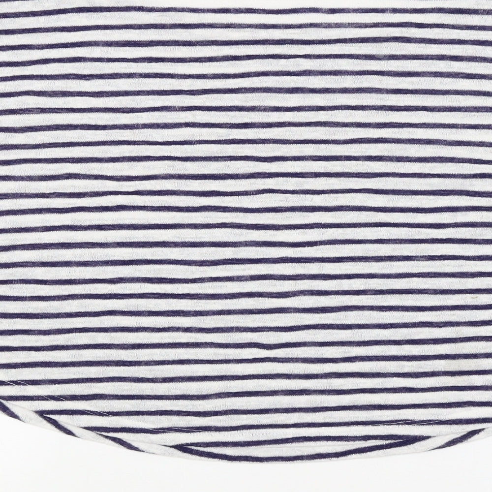 H&M Womens Multicoloured Striped Pullover Jumper Size M