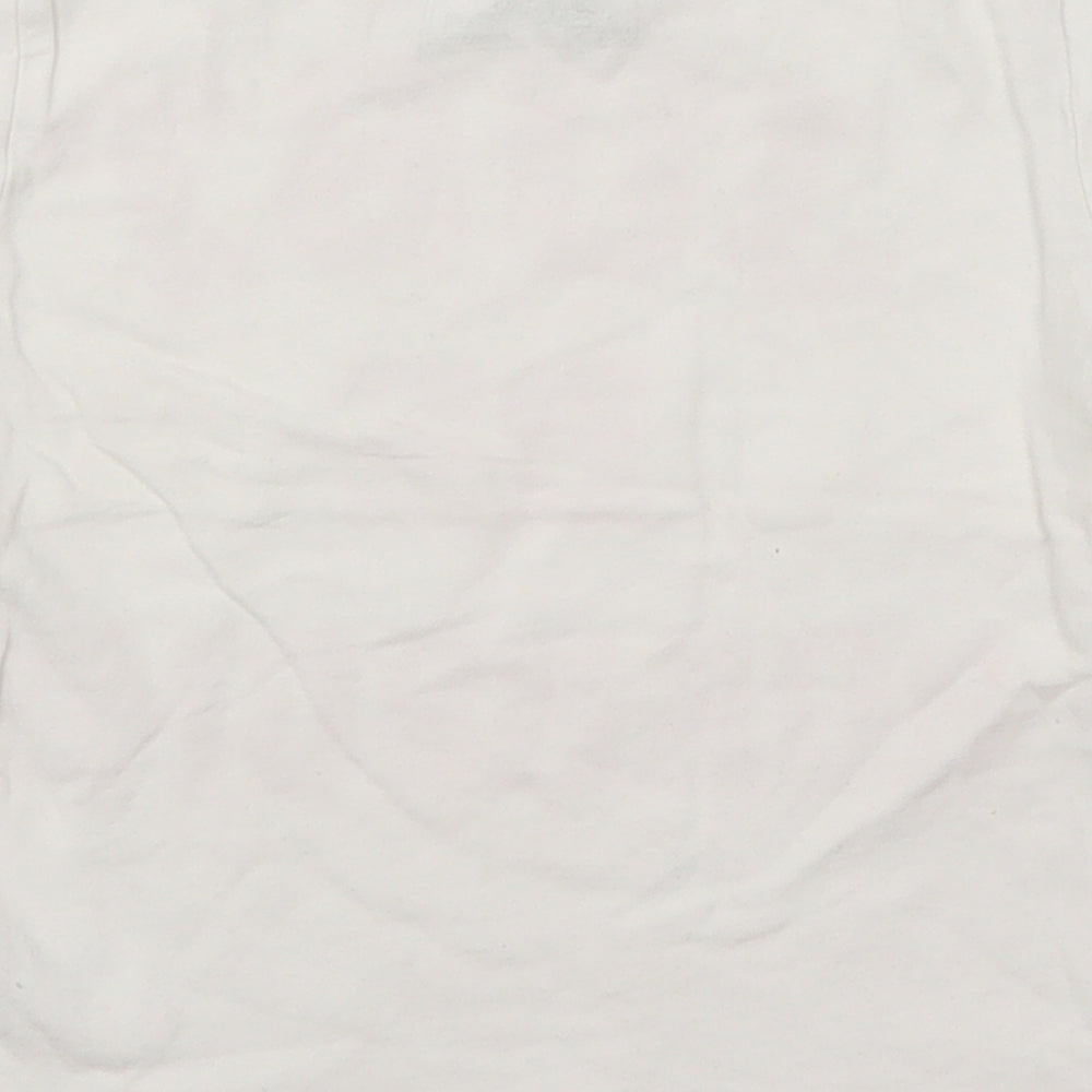 F&F Boys White Basic T-Shirt Size 4-5 Years - Just Be Roarsome
