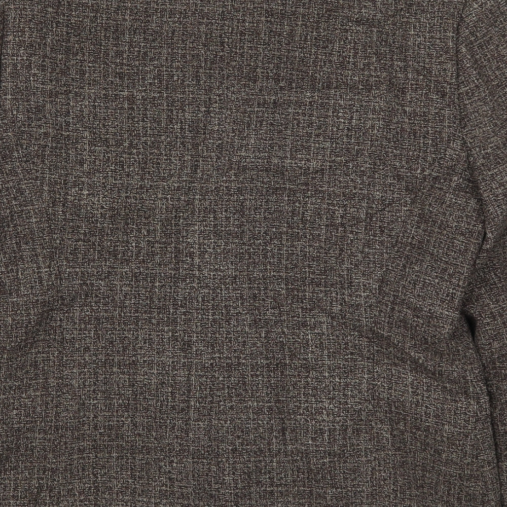 M&Co Womens Brown Jacket Size 12