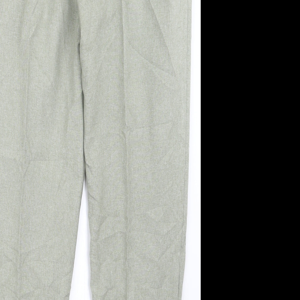Classics Womens Green Trousers Size 16 L27.5 in