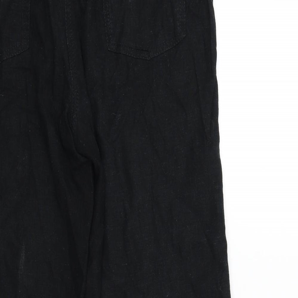 Marks & Spencer Womens Black Trousers Size 12 L26 in