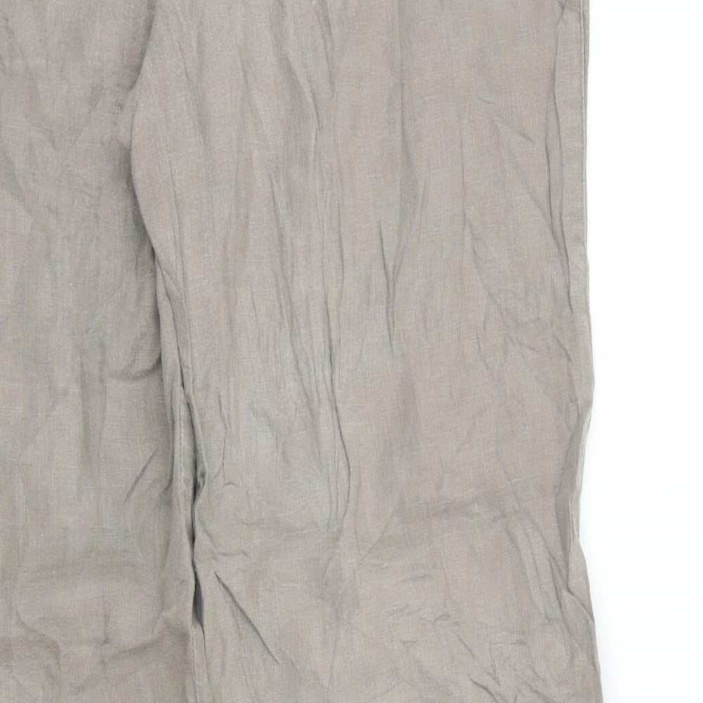 Isolde Womens Brown Trousers Size 14 L28 in