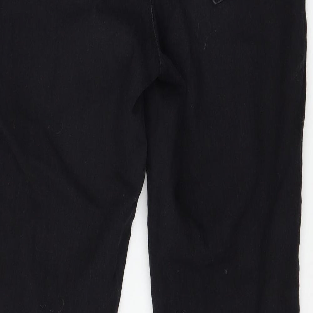 Denim & Co. Womens Black Denim Jegging Jeans Size 10 L28 in