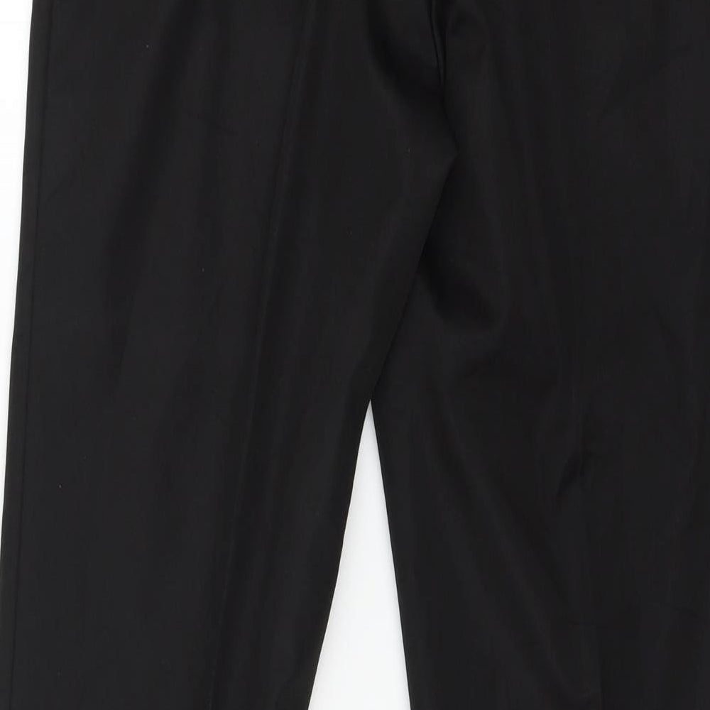 A&R Collection Womens Black Trousers Size 12 L30 in