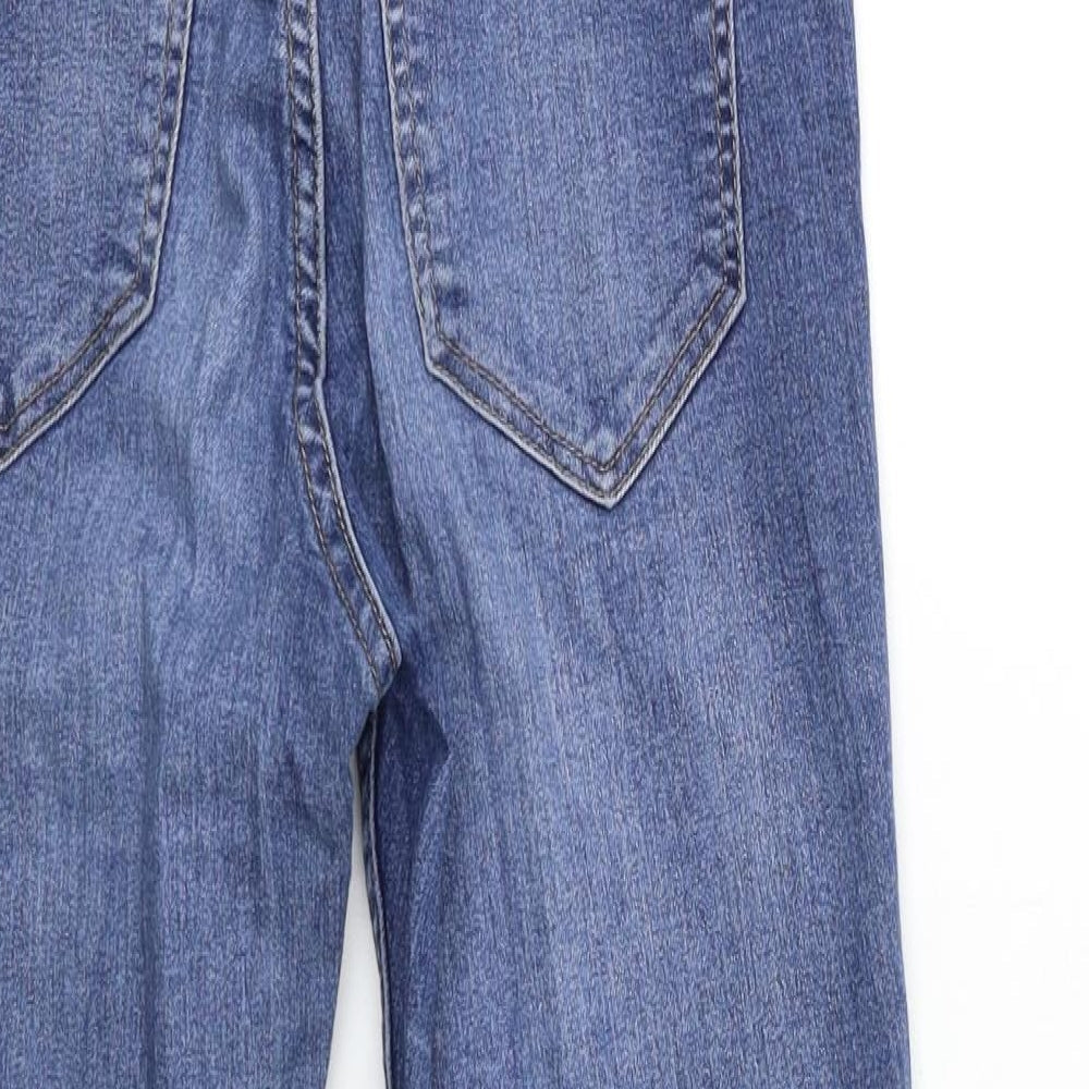 H&M Womens Blue Denim Skinny Jeans Size 6 L28 in