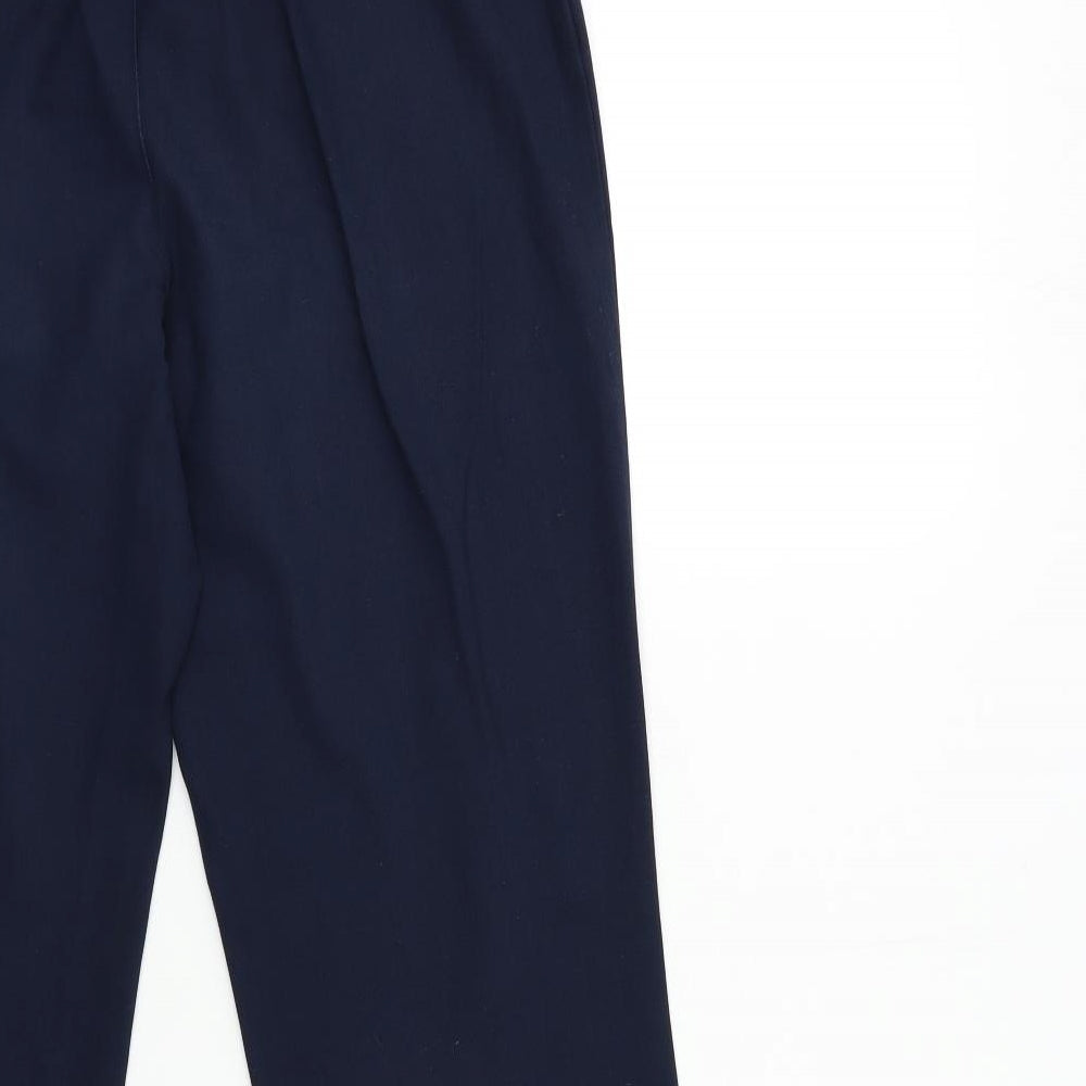 Papaya Womens Blue Trousers Size 12 L29 in