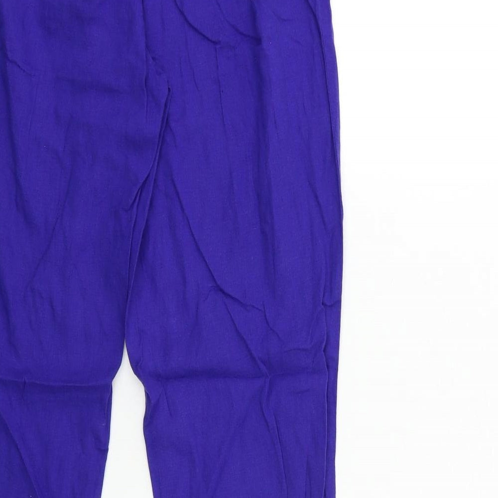 Cache Cache Womens Blue Trousers Size 8 L29 in