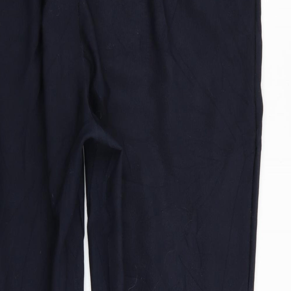 Preworn Womens Blue Trousers Size 20 L28 in - Stretch waistband
