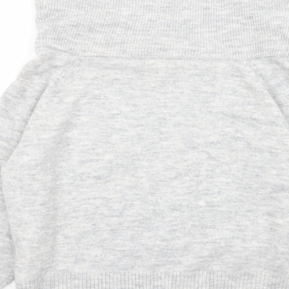 H&M Womens Grey Pullover Jumper Size XS