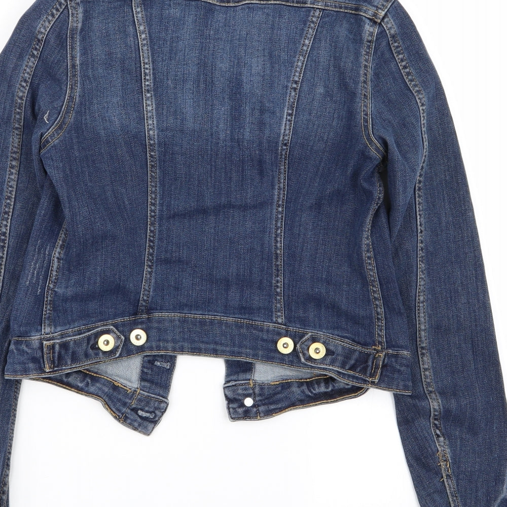 H&M Womens Blue Jacket Size 6