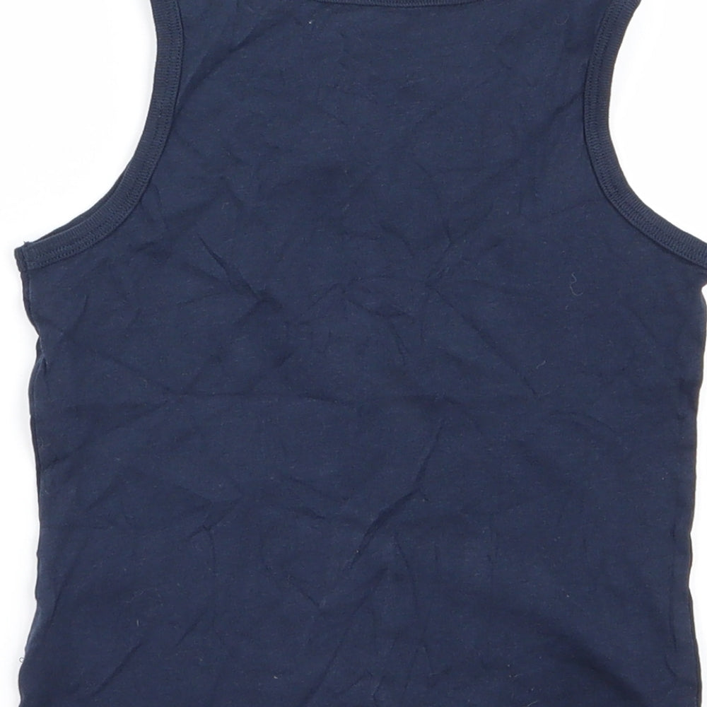 Primark Boys Blue Basic Tank Size 5-6 Years